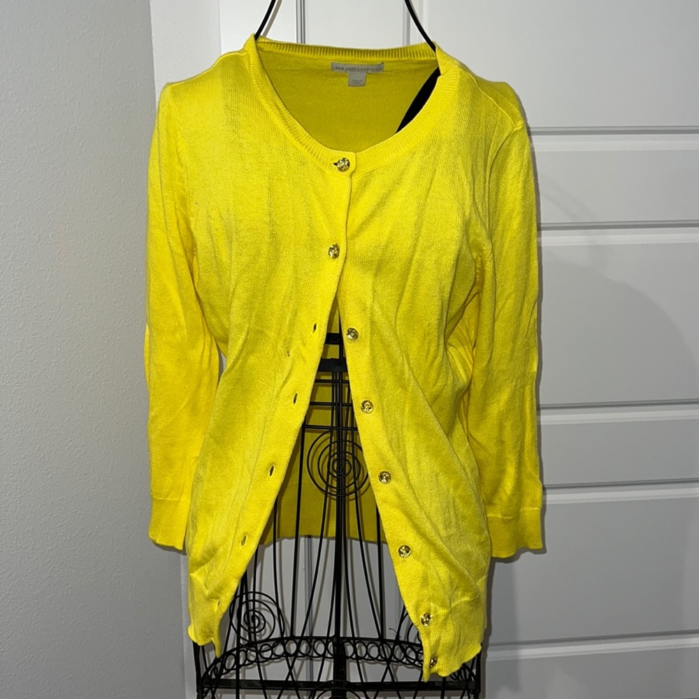 New York & Company Button Down Sweater